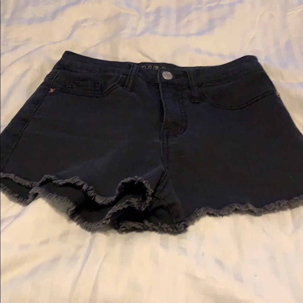 Black high waisted shorts